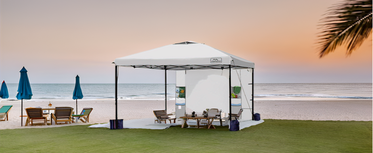 Amazon.com : KAMPKEEPER 10x10 Easy Pop Up Canopy Tent with